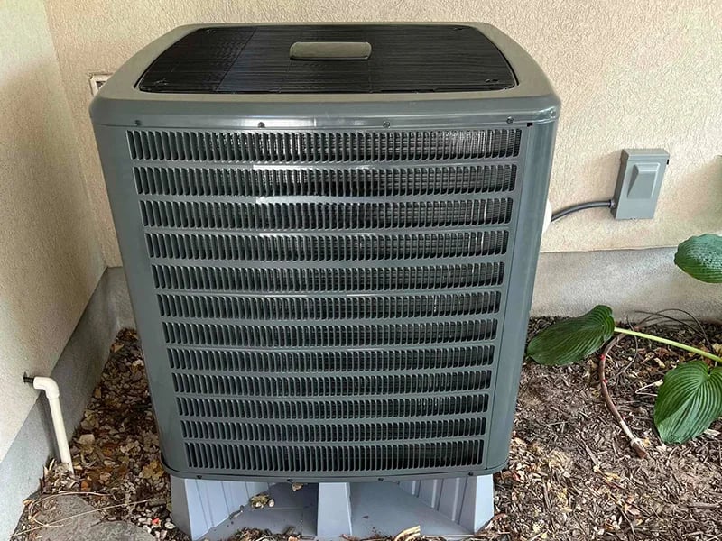 AC condenser install