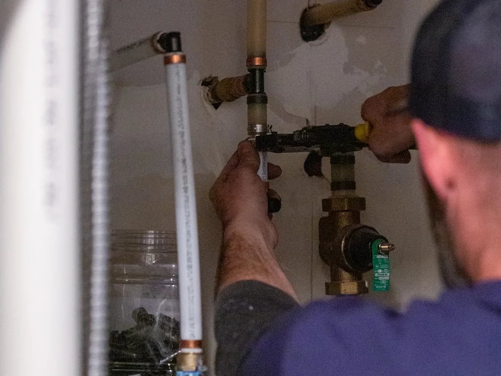 Water heater install