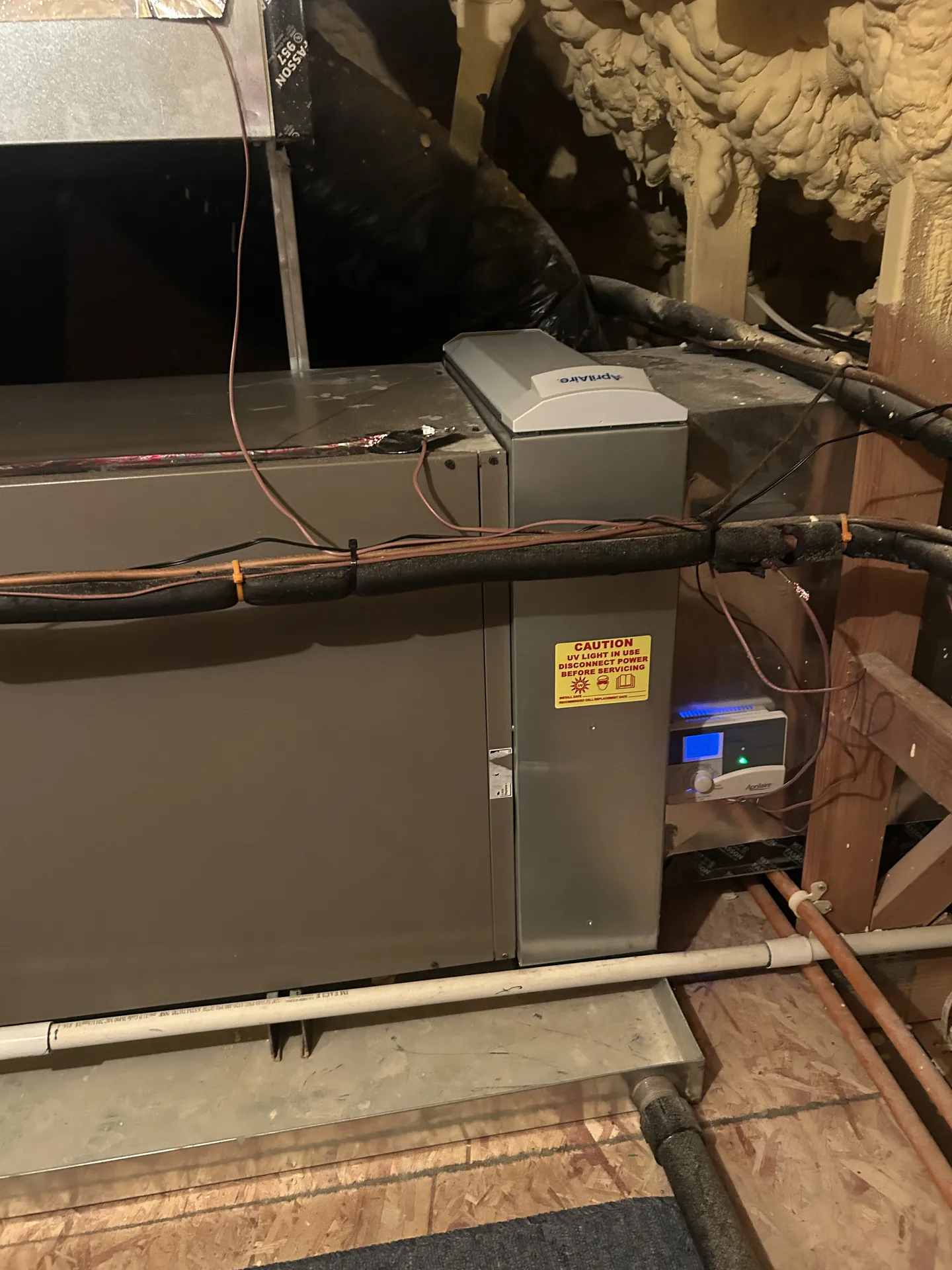4-inch MERV 13 media filter cabinet installed by AYSP