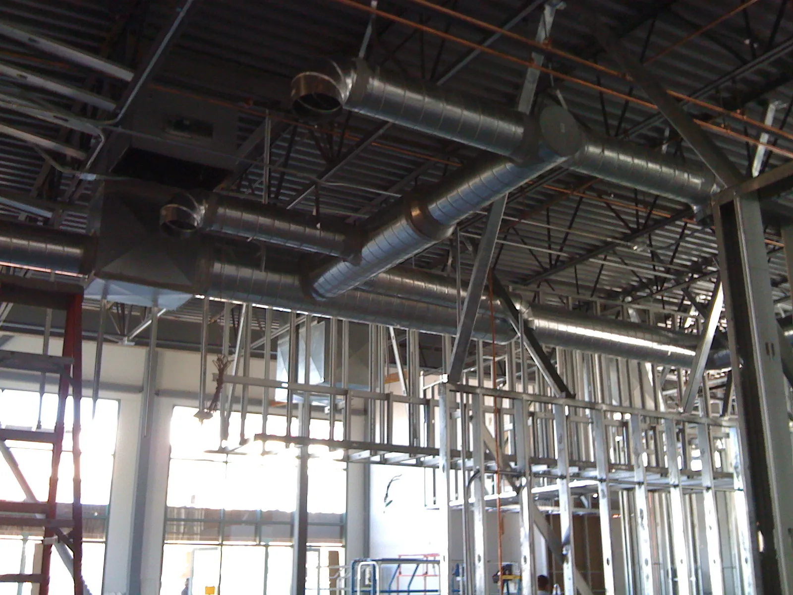Sheet-metal ductwork install by AYSP — proper Manual D design