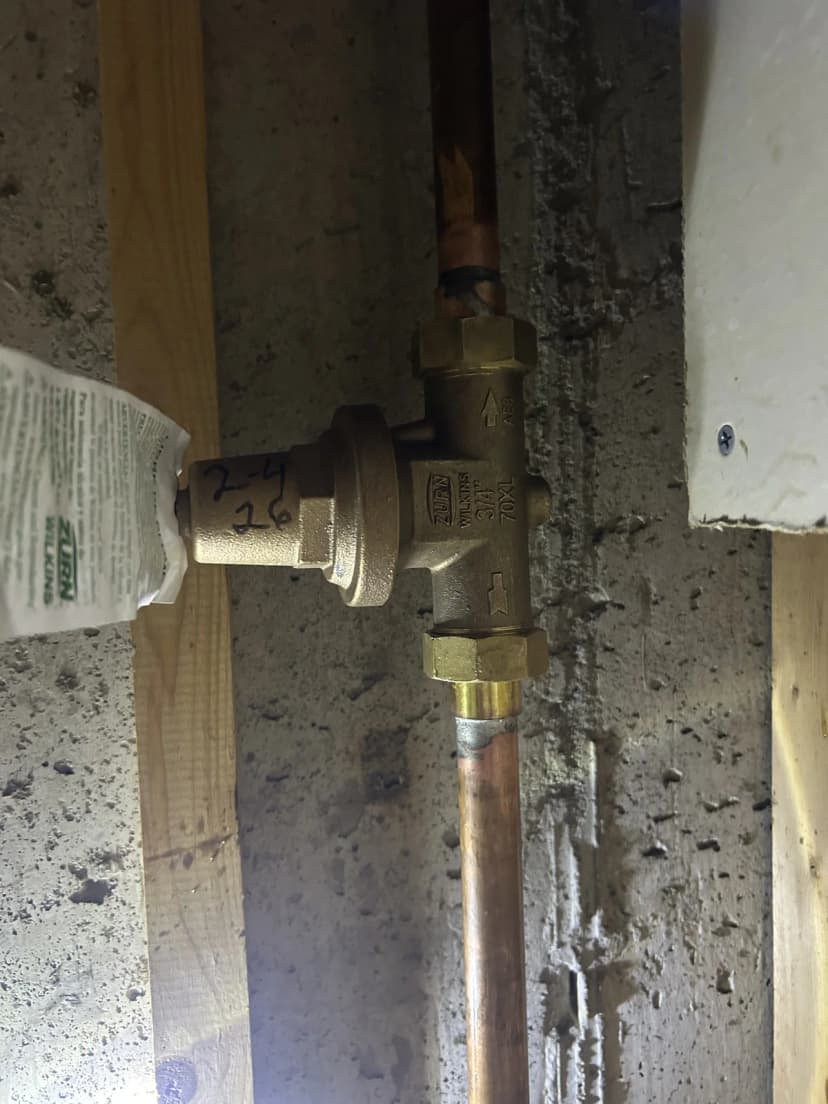 Pressure Reducing Valve (PRV) installation in Utah 4
