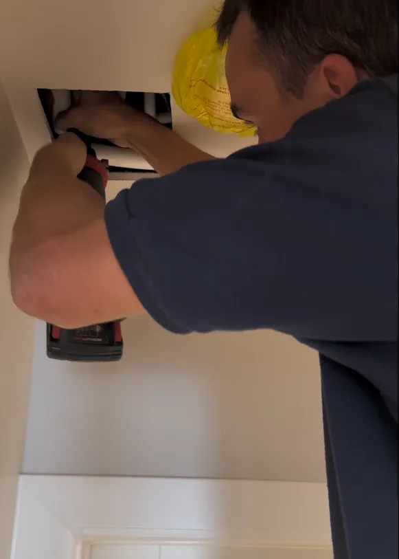 Repiping after a freeze split this line