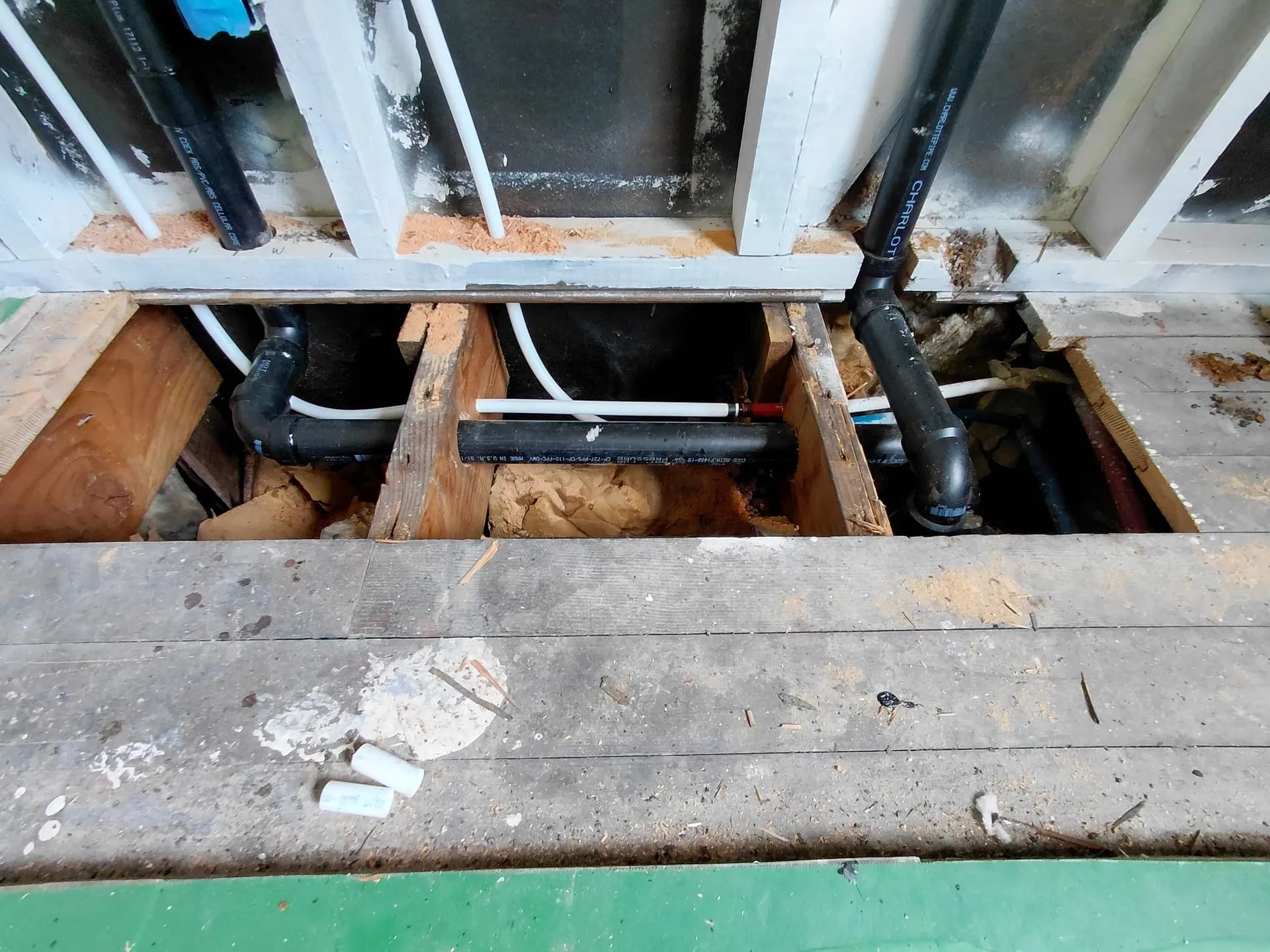 Drain and sewer work by our plumbing team
