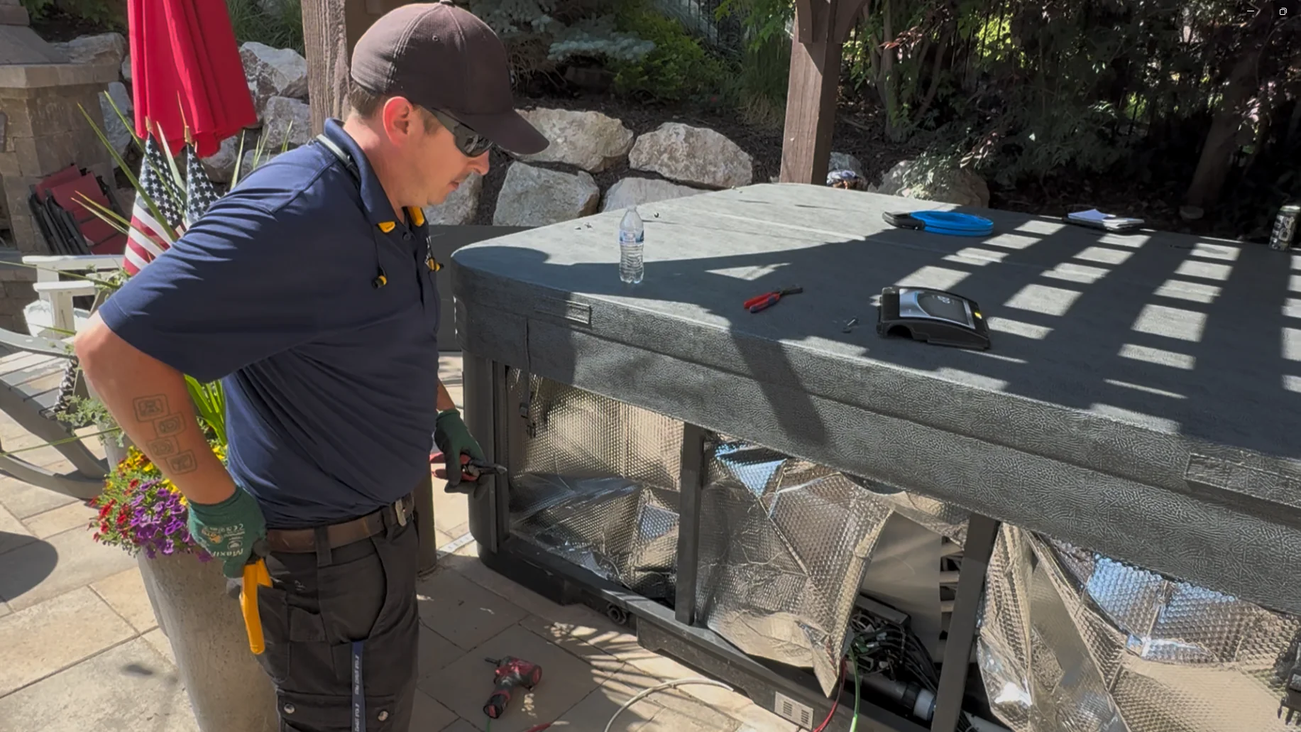 Hot Tub & Spa Electrical Installation installation 1