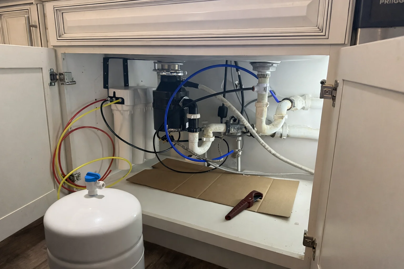 Reverse Osmosis Systems installation 3